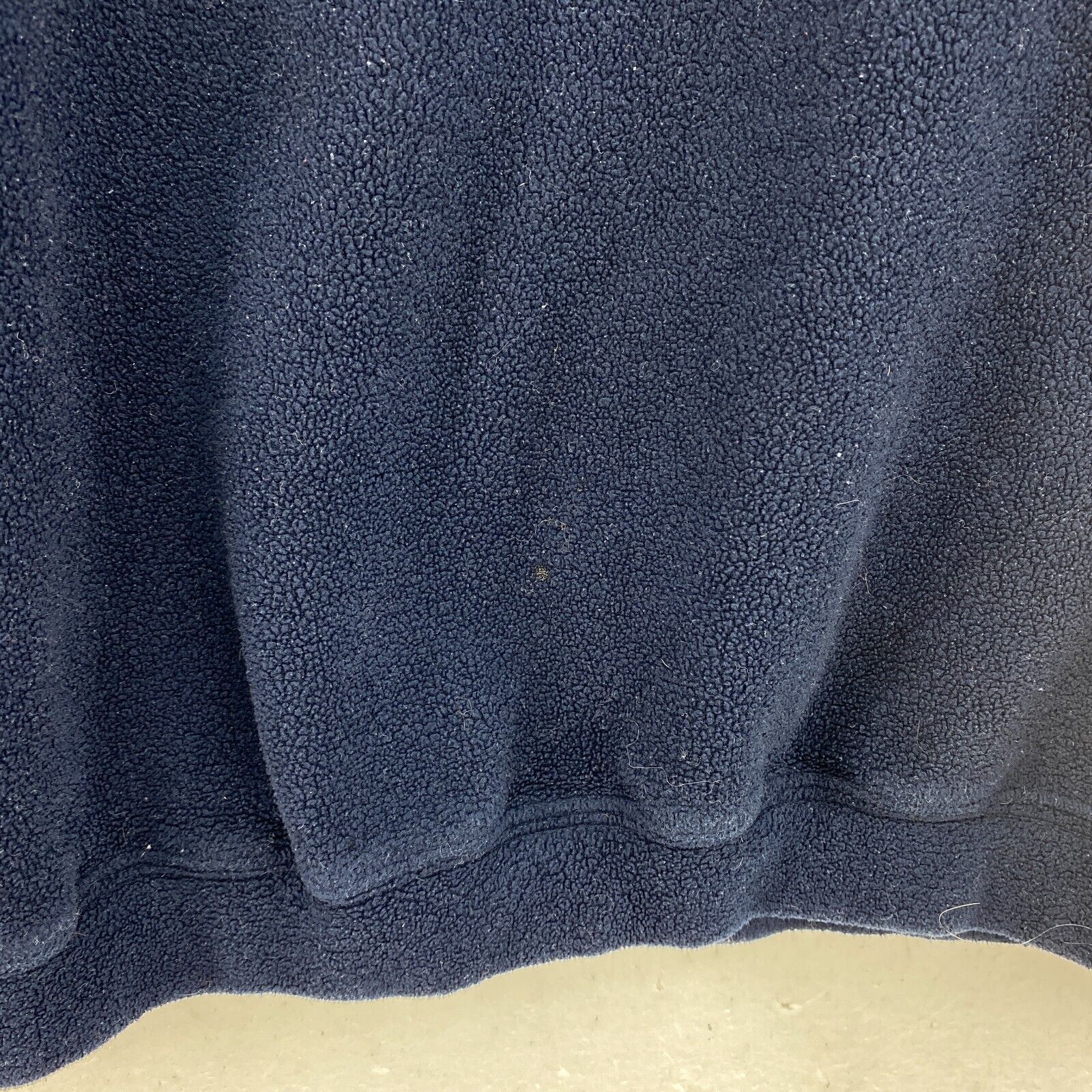 Vintage Nautica Logo Navy Blue Fleece Crew Neck Sweatshirt Size XL