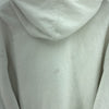 Nike Swoosh Check Embroidered White Hoodie Size L