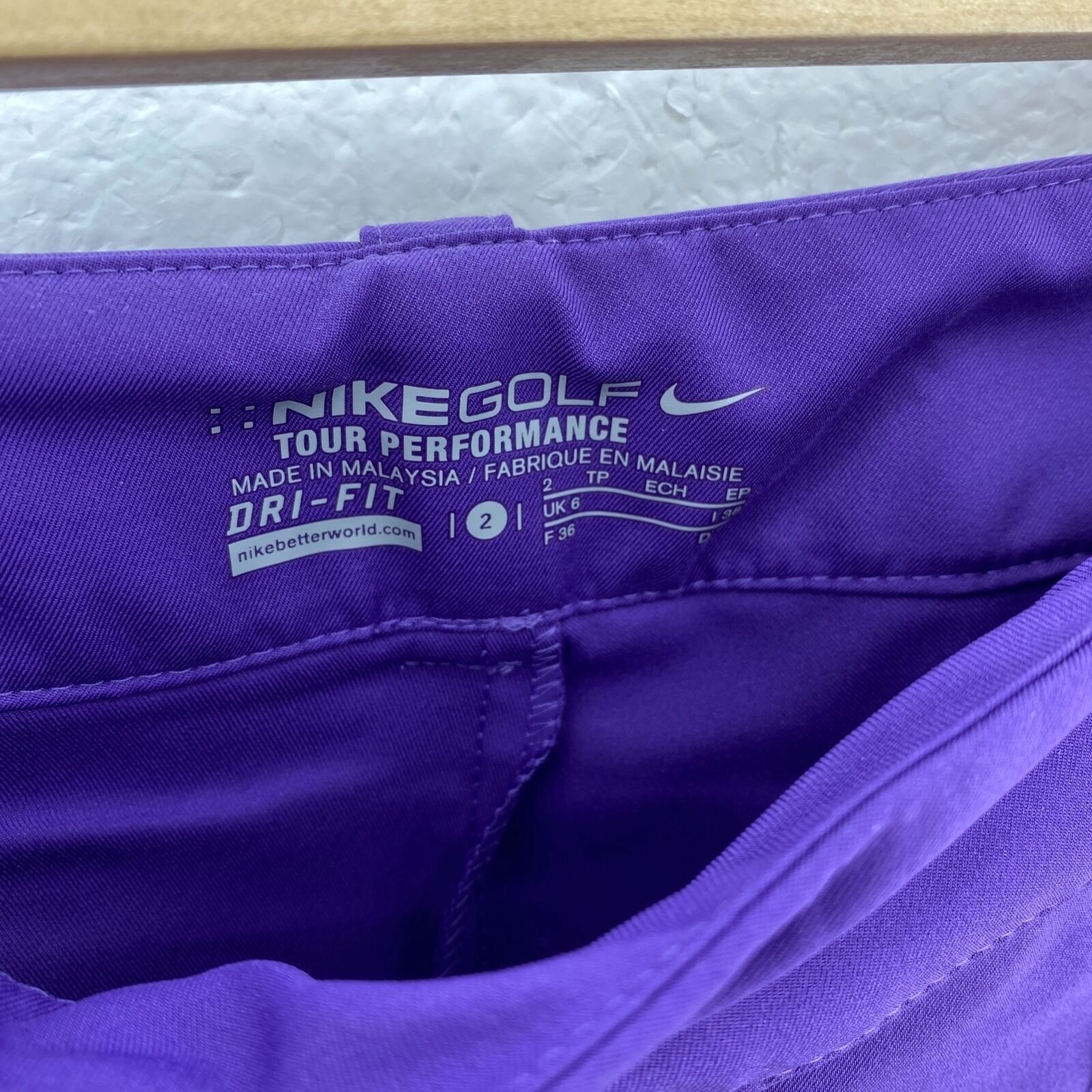 NIKE Golf Purple Dri-Fit Skirt NWT