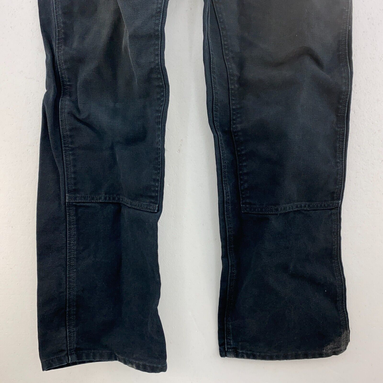 Vintage Carhartt Dungaree Fit Navy Blue Canvas Pants Size 36 x 32