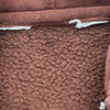 Blind Spell Out Full Zip Brown Hoodie Size S