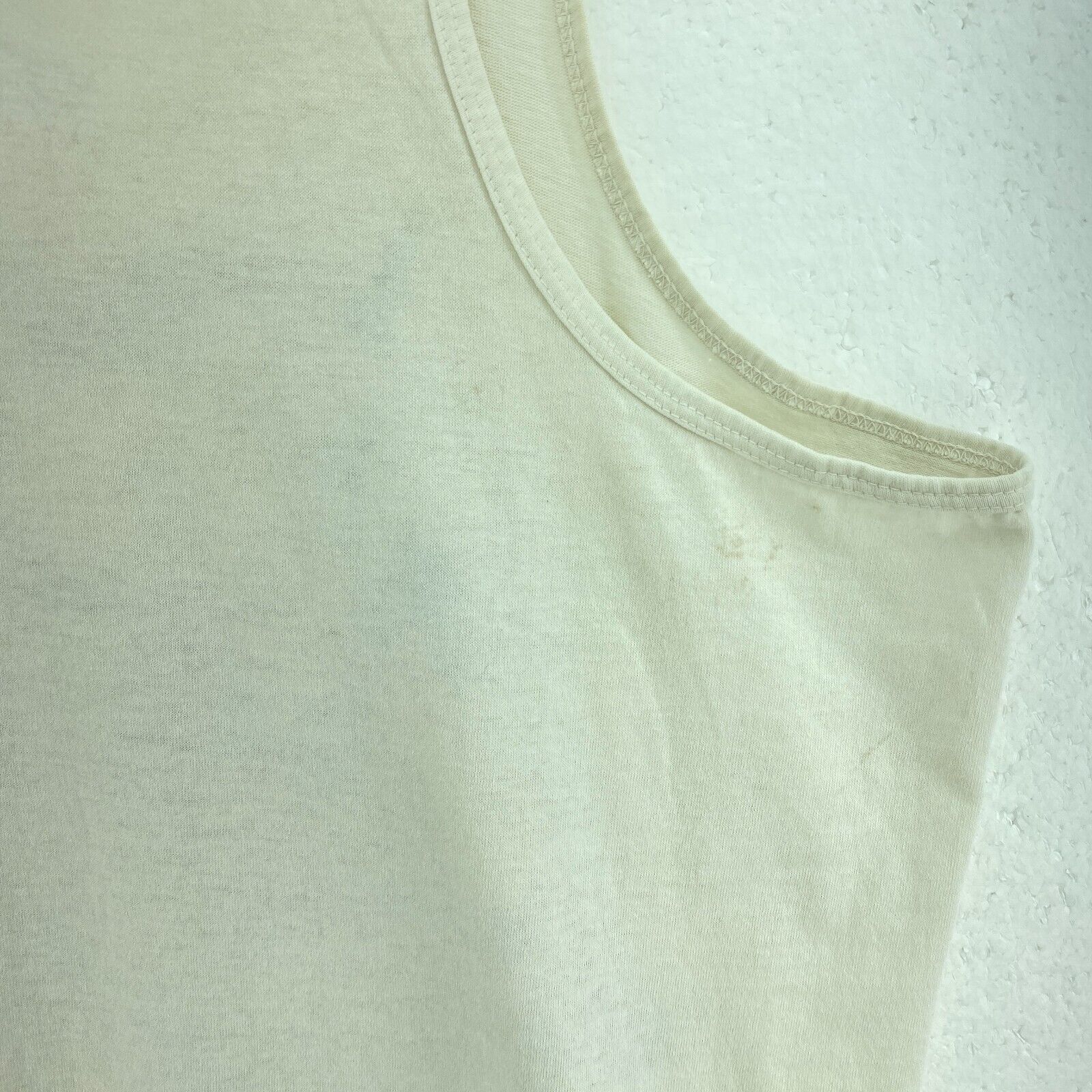 The Bat The Cat 1992 Dc Comics Batman White Tank Top Sleeveless T-shirt Size M