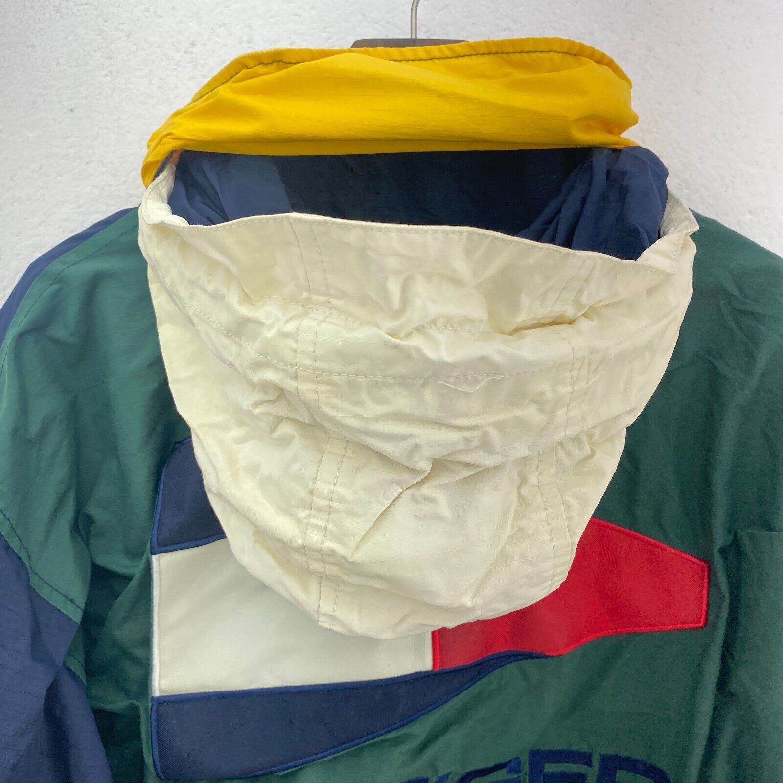 Tommy Hilfiger Sailing Gear Vintage Full Zip Green Jacket Size L