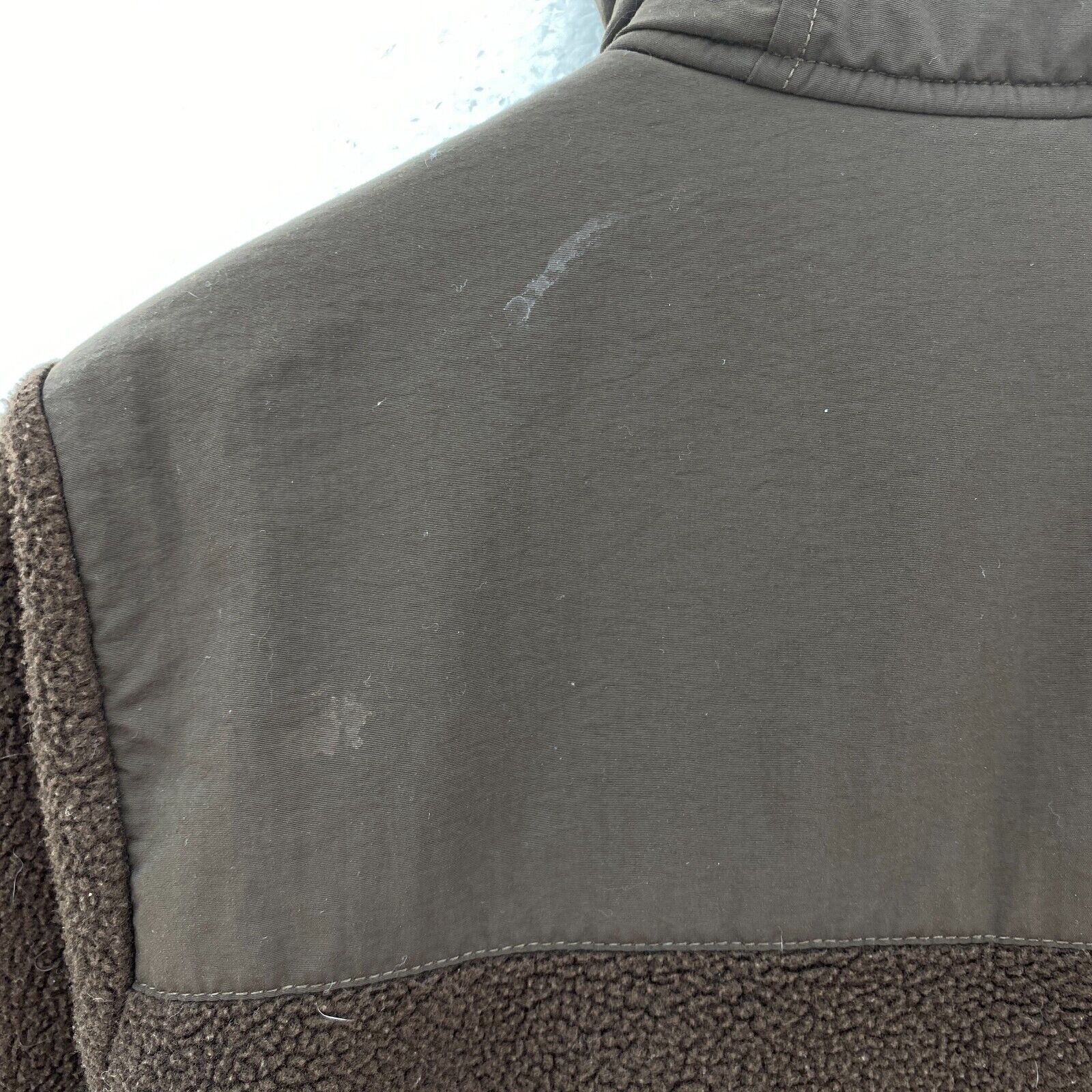 The North Face Denali Fleece Hooded Jacket Brown Size XS Women's Full Zip Up