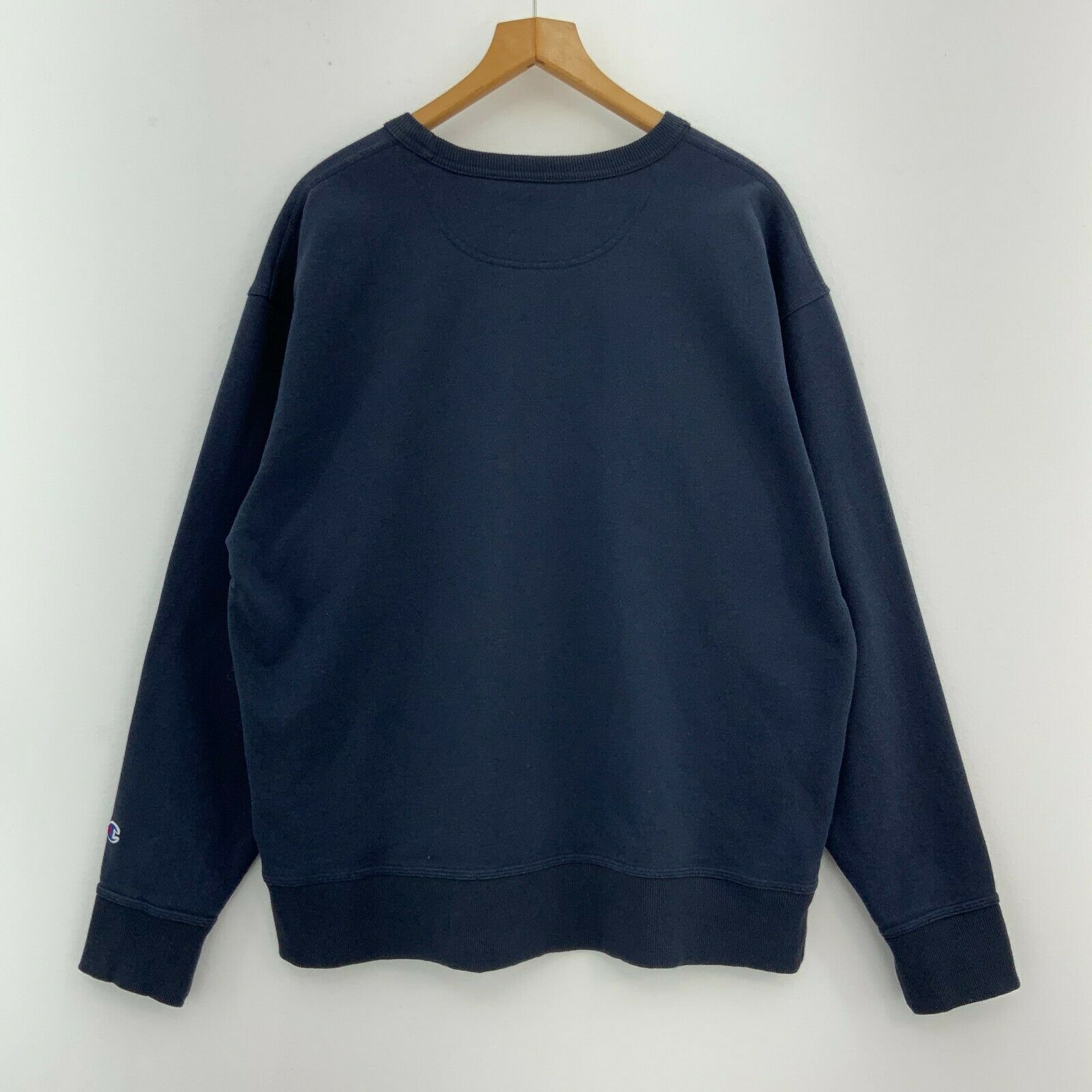 Champion Navy Blue Logo Sweatshirt Size XL
