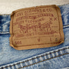 Levi's 501 Light Wash Blue Denim Straight Jeans Size 28 Women's