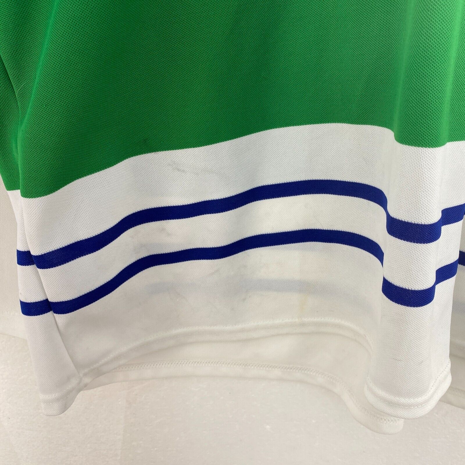 Californias Stewart #13 Green White Long Sleeve Jersey Size XL