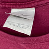 Nike Swoosh Logo Embroidered T-shirt Size M Red