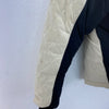 Harley Davidson Metal Logo Full Zip Beige Puffer Jacket Size L