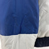 Dallas Cowboys NFL Insulated Full Zip Blue Hooded Jacket Size L Reversible