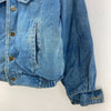 Eddie Bauer Blanket Lined Button Up Blue Denim Jacket Size M