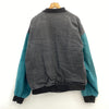 Molson Canadian Black Denim Jacket Size XL Snapped