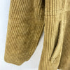 Van Heusen Brown Corduroy Fur Collar Fleece Lined Jacket Size 42