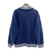 Vintage Polo Ralph Lauren Stadium 90s P Wing Sweatshirt Size L Blue