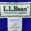 Women's L.L.Bean Men's Red Jacket Zip Pockets Full Zip Size L 90s