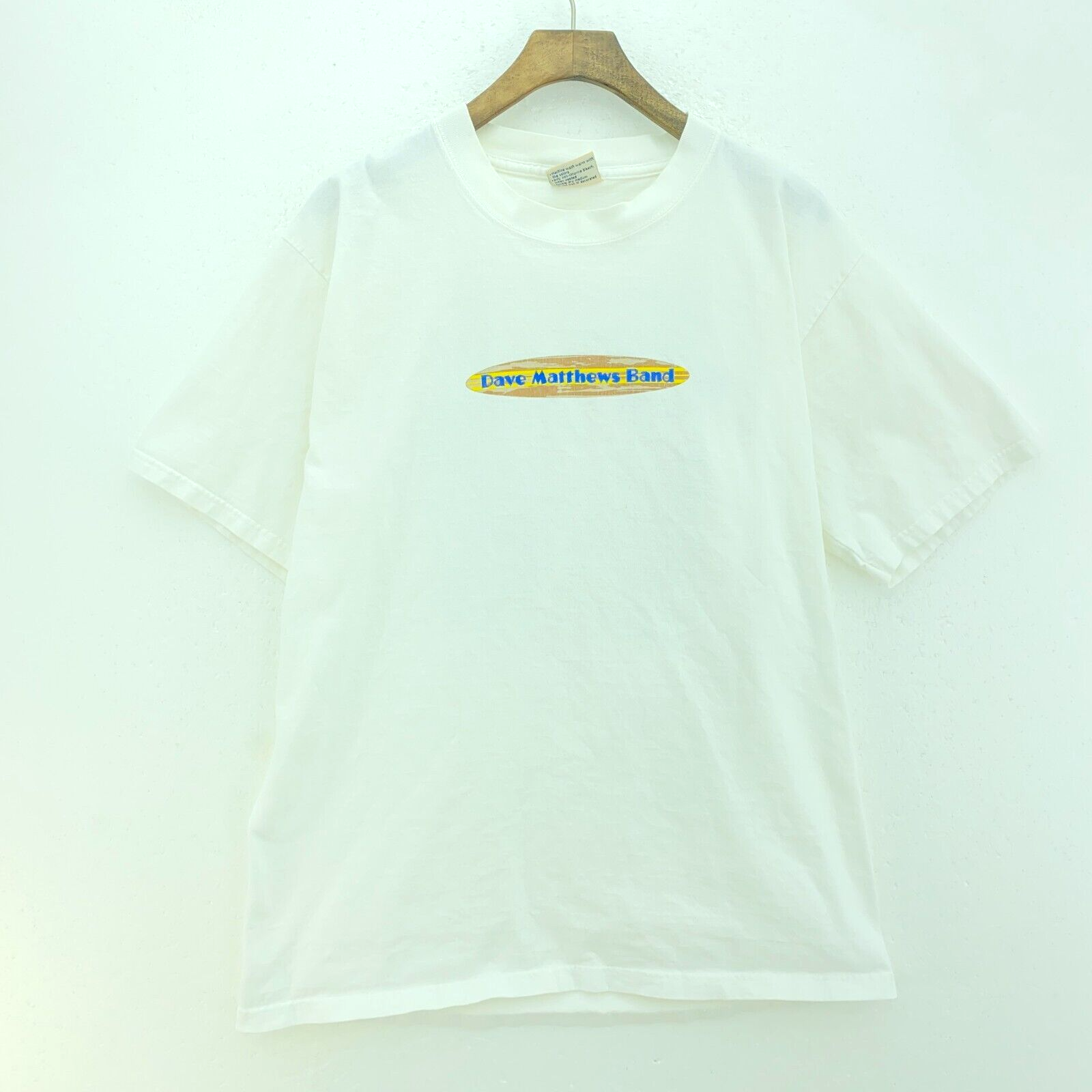 Dave Matthews Band Summer Tour 2000 White T-shirt Size L