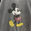 Vintage Disney Mickey Mouse Faded Look Gray Sweatshirt Size 2XL