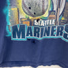 1997 Western Division Champions Seattle Mariners Navy Blue T-shirt Size L