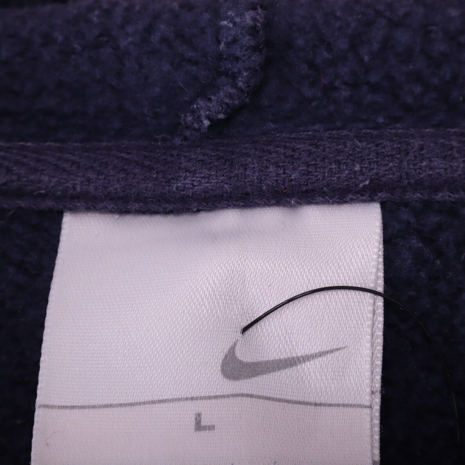 Vintage Nike Hoodie Blue Size Large Big Logo 90s