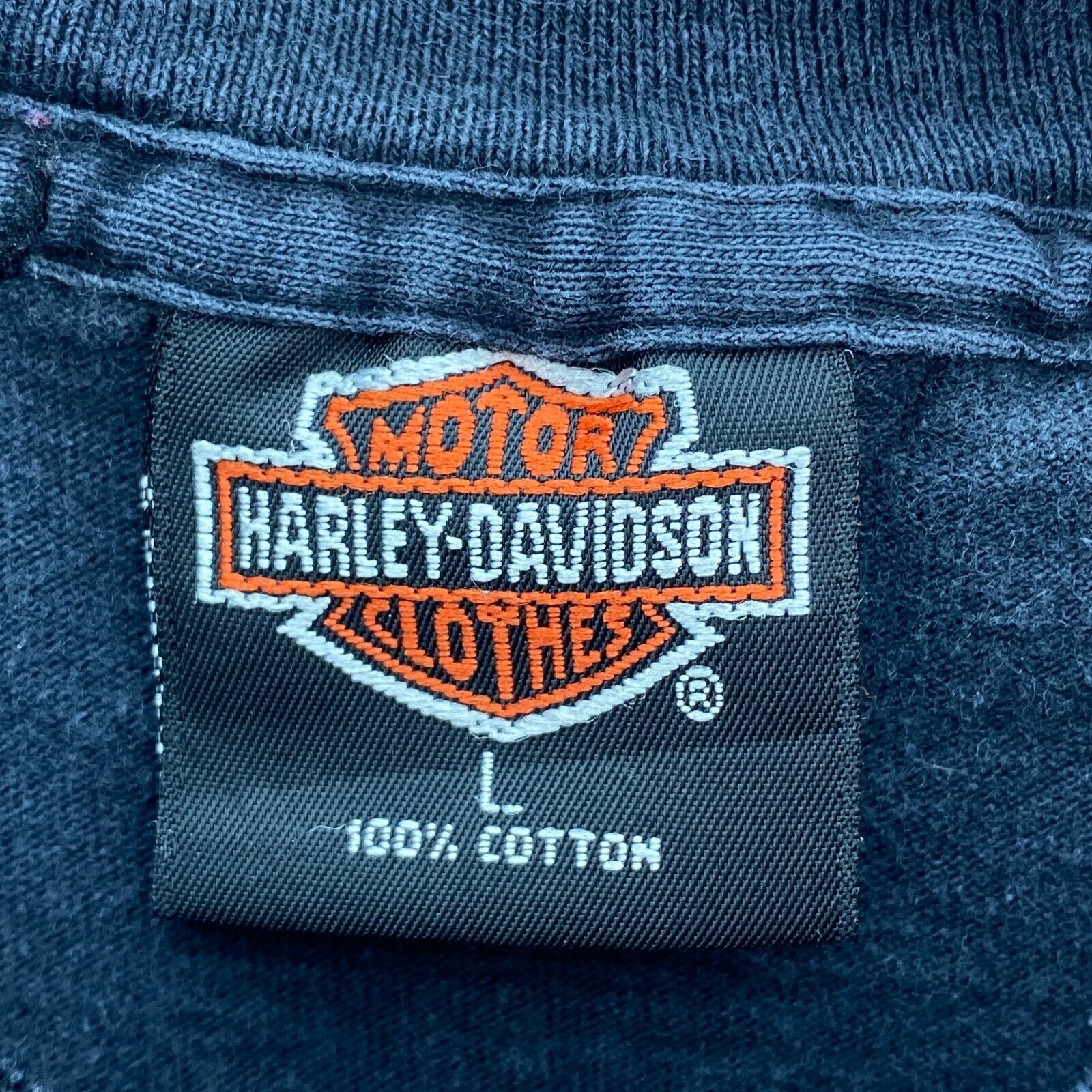 Harley Davidson Motorcycles The Reunion Black Biker T-shirt Size L