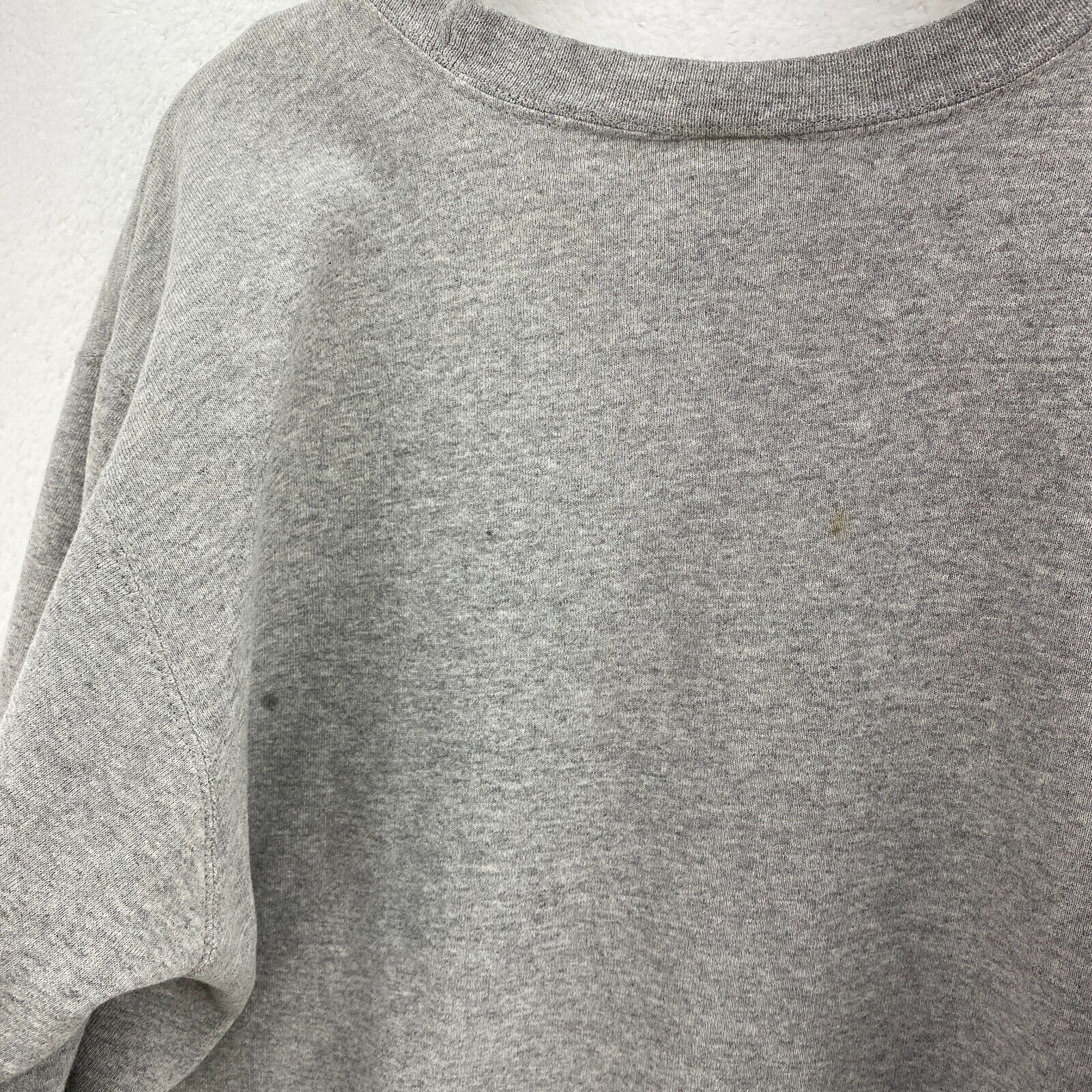 Nike Swoosh Embroidered Sweatshirt Size XL Gray Crewneck