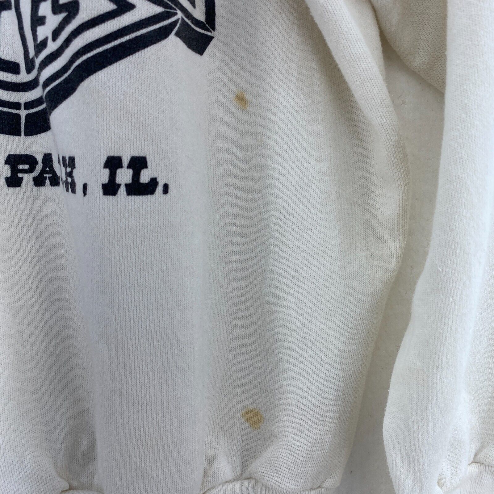 3D Emblem Harley Davidson Motorcycles Print White Sweatshirt Size M Women's