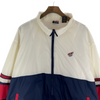 Vintage USA Olympics Full Zip White Navy Blue Light Jacket Size L