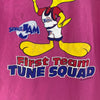 Vintage Warner Bros Tweety Bird Slyvester 1996 Graphic Print Pink T-shirt Size M