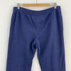 Mickey Mouse Disney Sweatpant Activewear Fleece Lined Blue Size L 90s