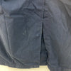 Vintage Military Fleece Lined Army Trench Coat Navy Blue Size L