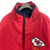 Kansas City Chiefs Reversible Full Zip Black Red Insulated Jacket Size XL