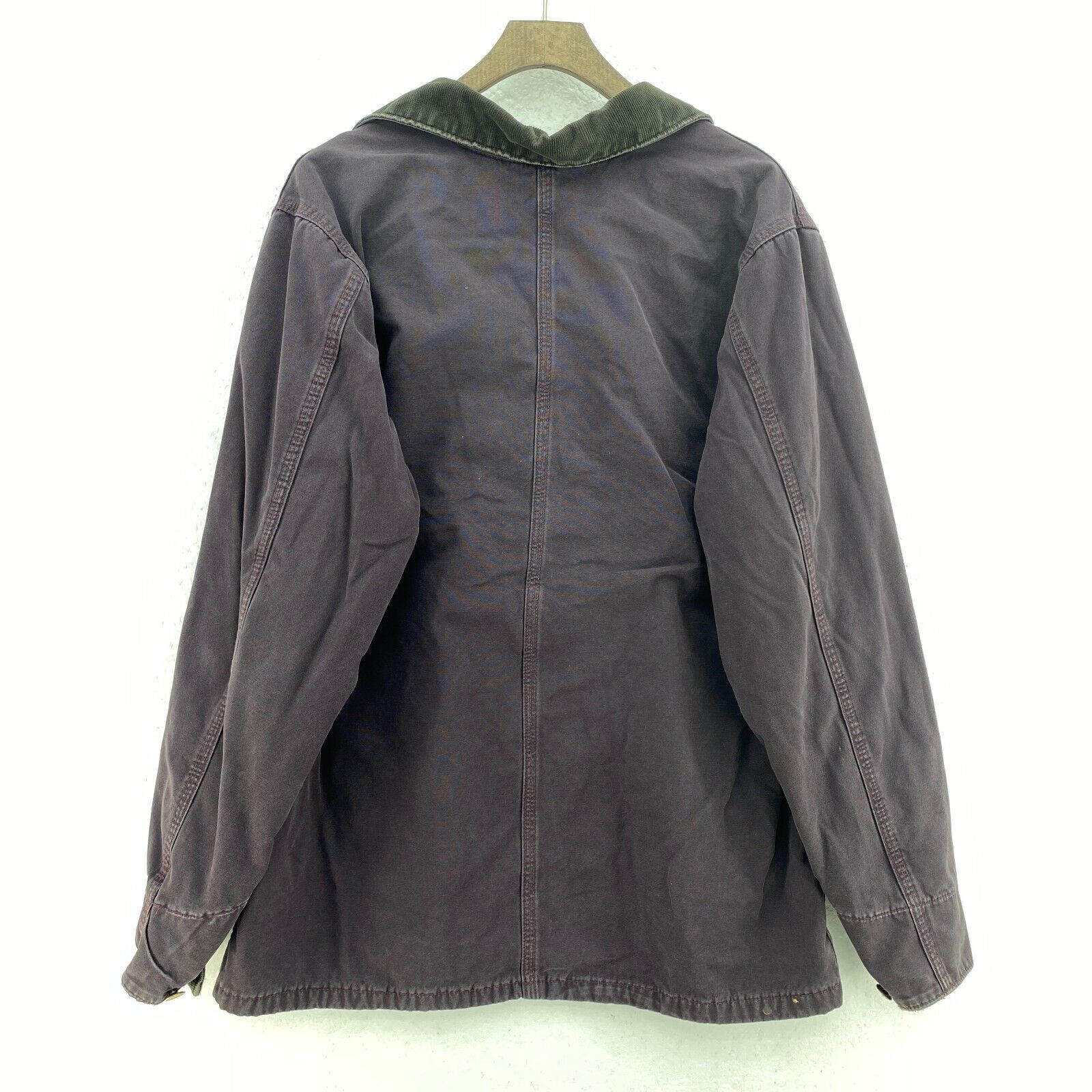 Carhartt Button Up Purple Workwear Jacket Size L Women's