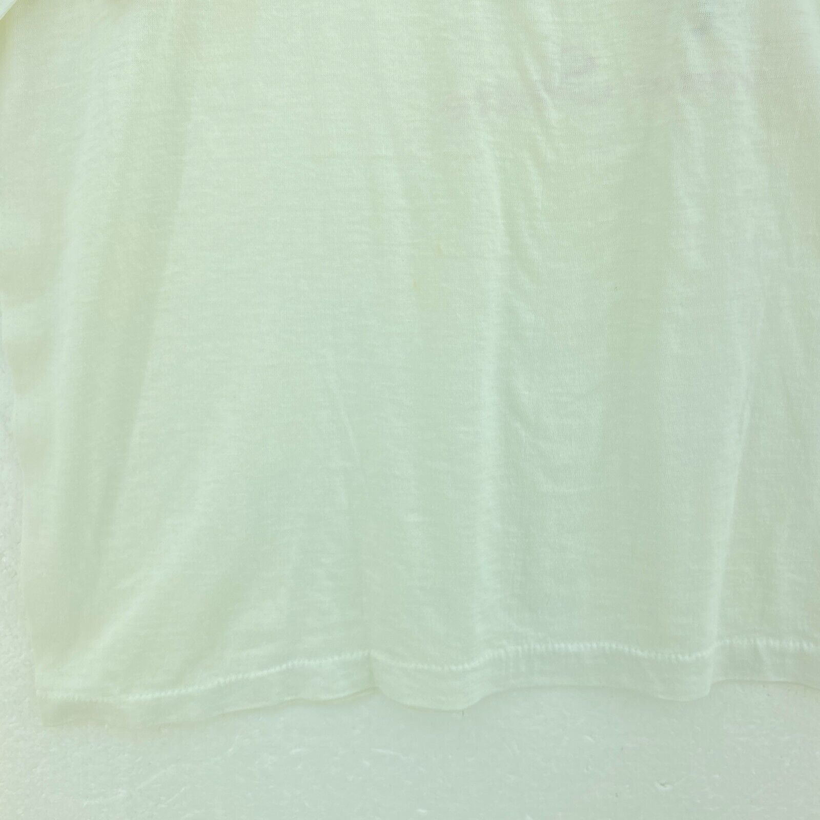 Oklahoma Sooner State Native American Print White T-shirt Size M Single Stitch