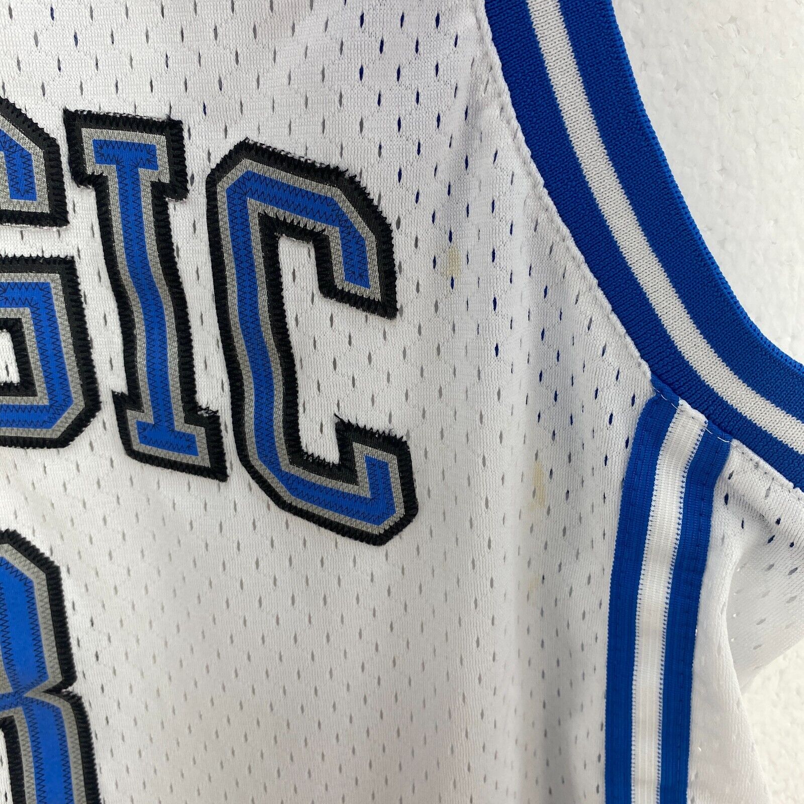 Reebok NBA Steve Francis 3 Orlando Magic NBA Basketball White Jersey Size L Kids