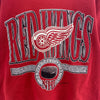 Logo 7 Detroit Red Wings 1993 Vintage Red Sweatshirt Size M NHL
