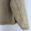 Carhartt Workwear Logo Tan Jacket Size 46 Full Zip Up
