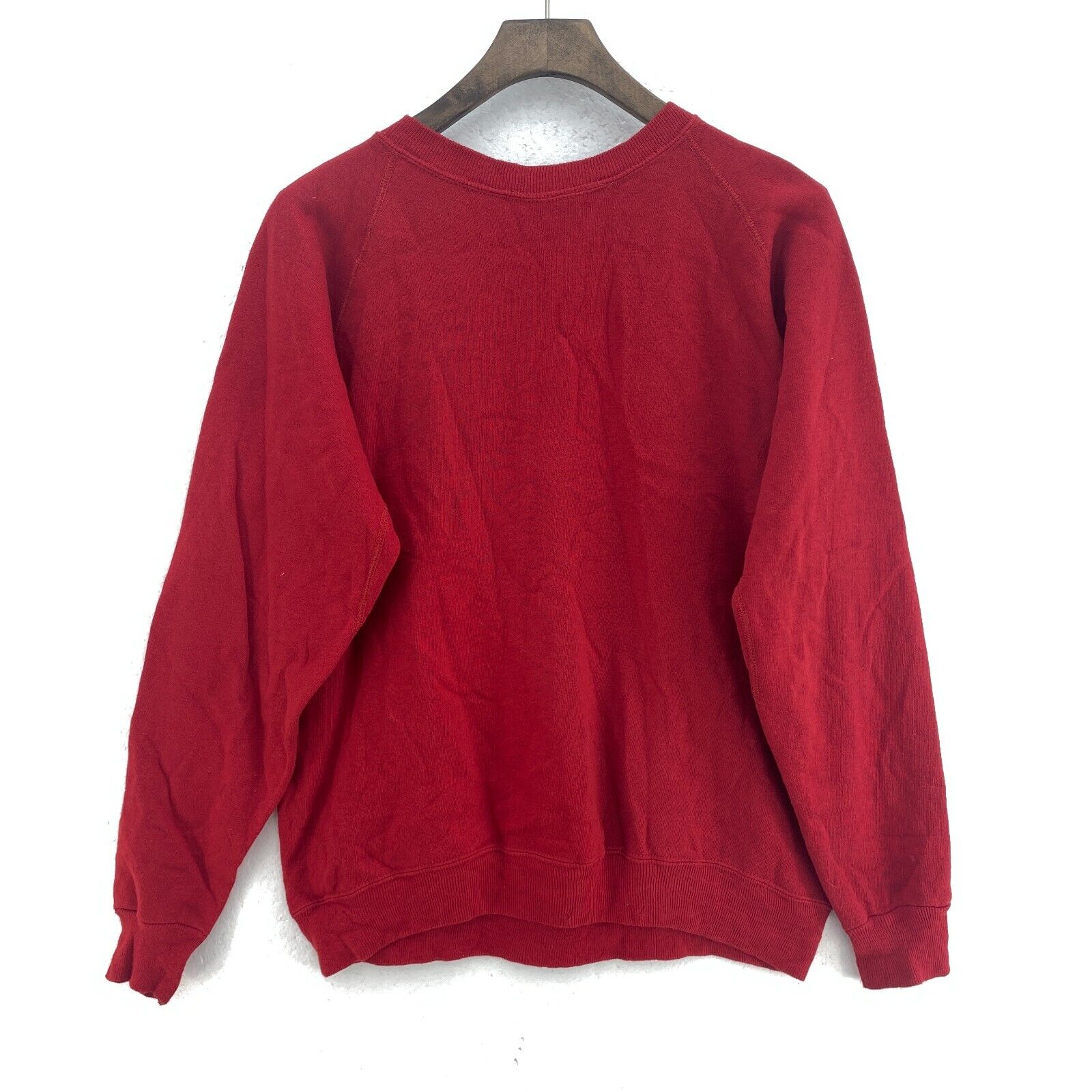 Champion Blue Bar San Francisco 49ers NFL Red Sweatshirt Size M Crewneck
