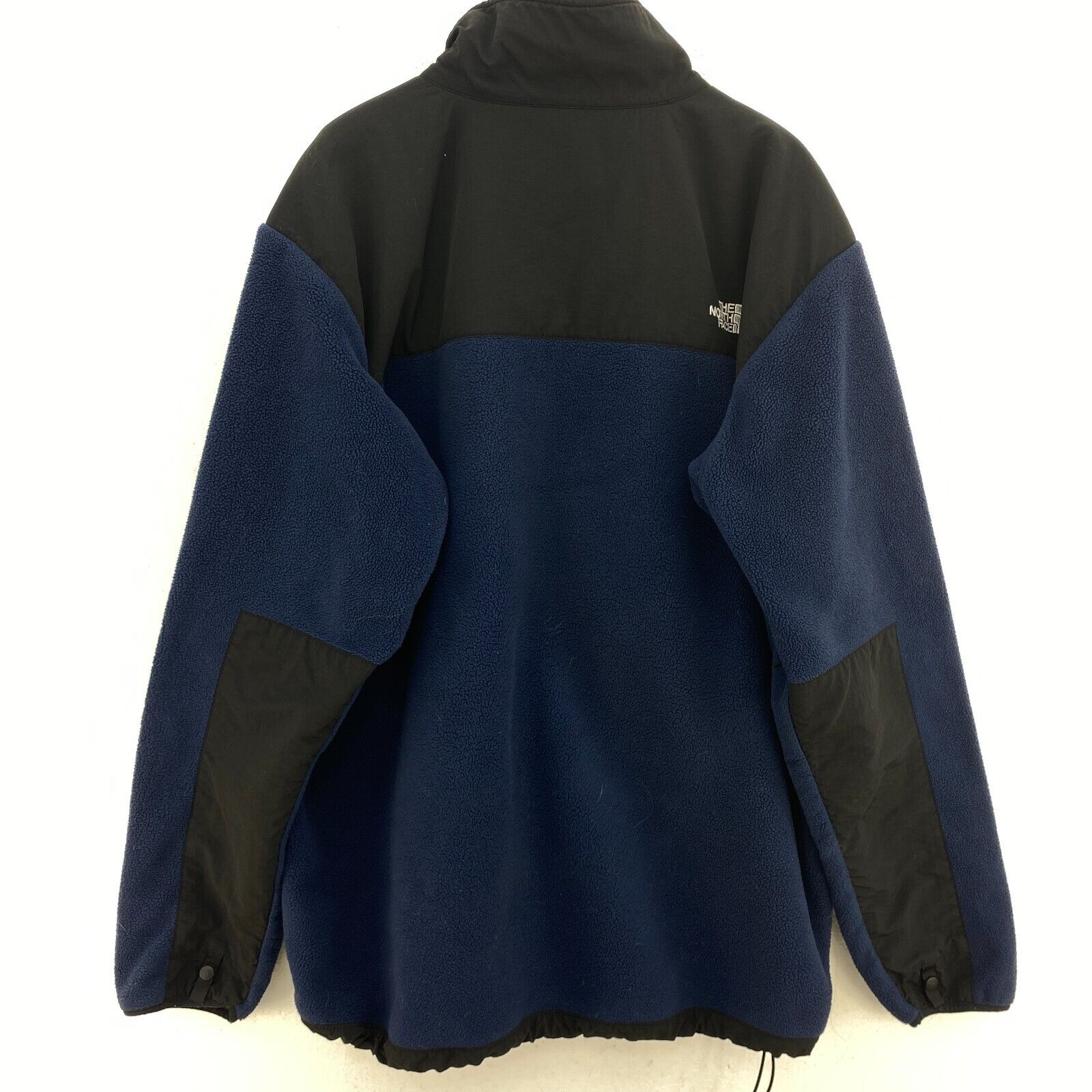 The North Face Navy Blue Logo Fleece Full Zip Jacket Size XXL