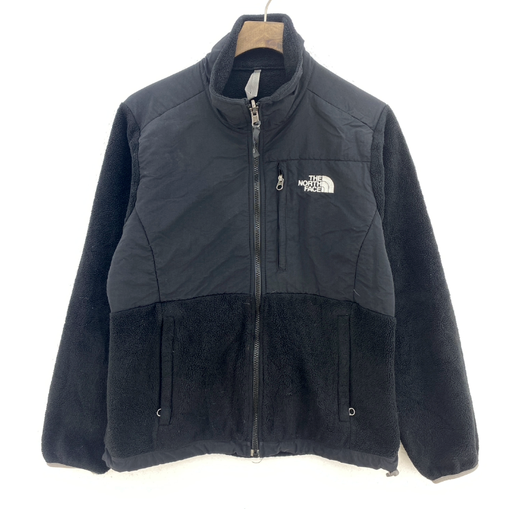 The North Face Full Zip Black Denali Fleece Jacket Size S Women's