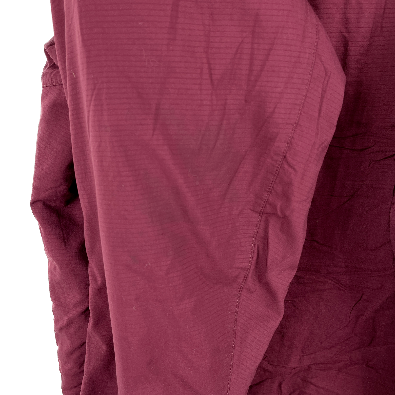 Arc'treyx Beta Logo Full Zip Burgundy Hooded Jacket Size M