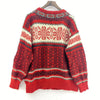 Dale Of Norway Metal Clasp Wool Red Norwegian Nordic Sweater Size M