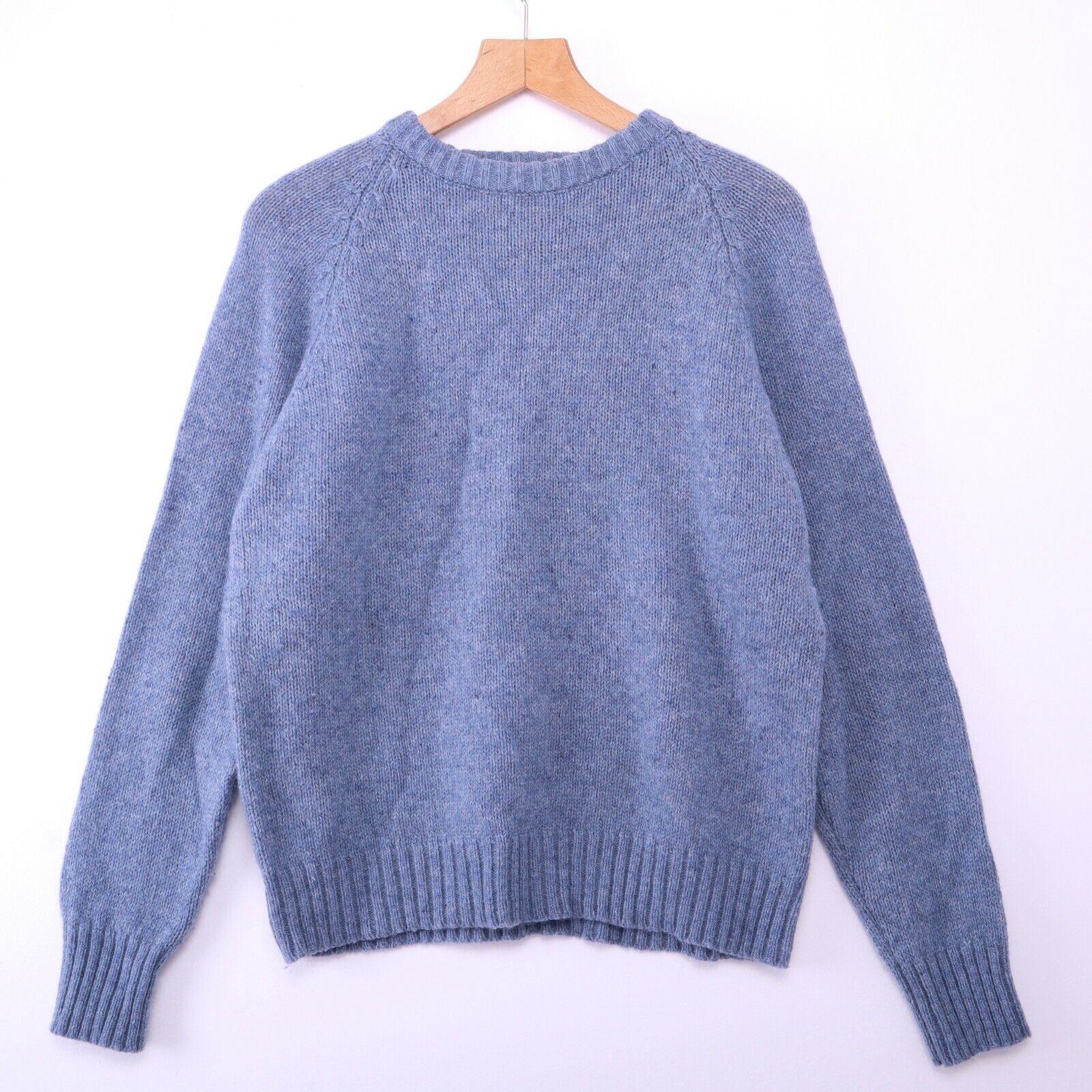 Wool Blend Sweater Pullover Blue McGregor Size Large 90s