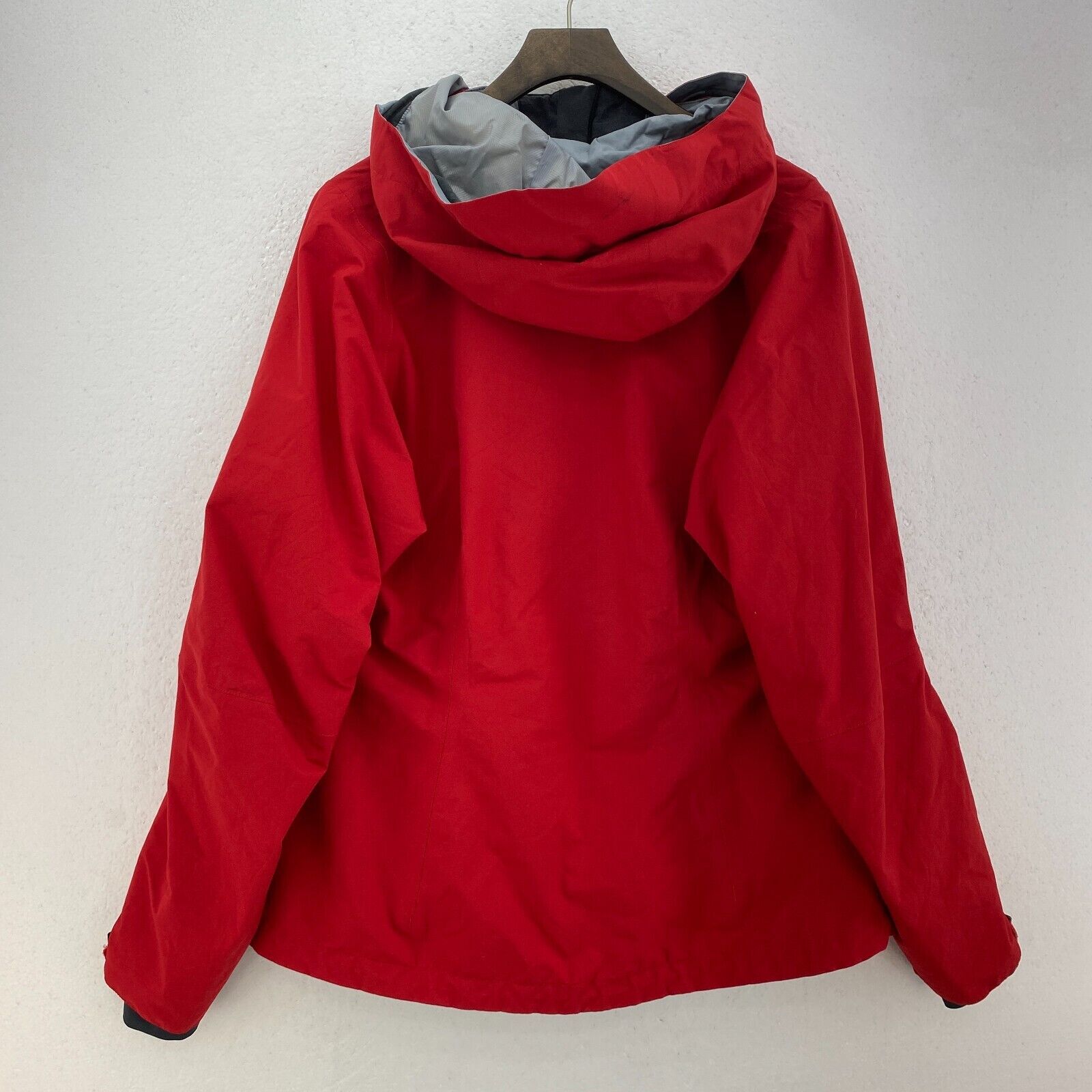 Nike ACG 3 Vintage Windbreaker Hooded Jacket Full Zip Pockets Size L Red