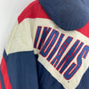 Cleveland Indians MLB Navy Blue Full Zip Insulated Jacket Size L Hooded