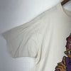 Vintage J.Crew 1992 Drewing Rapper Skate White T-shirt Size S Single Stitch