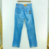 Levi's 619 Orange Tab Light Wash Blue Denim Straight Jeans Size 36