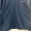 Nike Swoosh Logo Full Zip Navy Blue Track Jacket Size 2XL