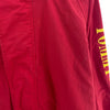Tommy Hilfiger Vintage Full Zip Red Windbreaker Jacket Size L Hooded
