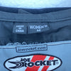 Honda Joe Rocket White Motorcycle Jacket Size M Missing Armour With Liner
