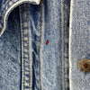 Vintage Levi Strauss Light Wash Blue Trucker Denim Jacket Size M Tall